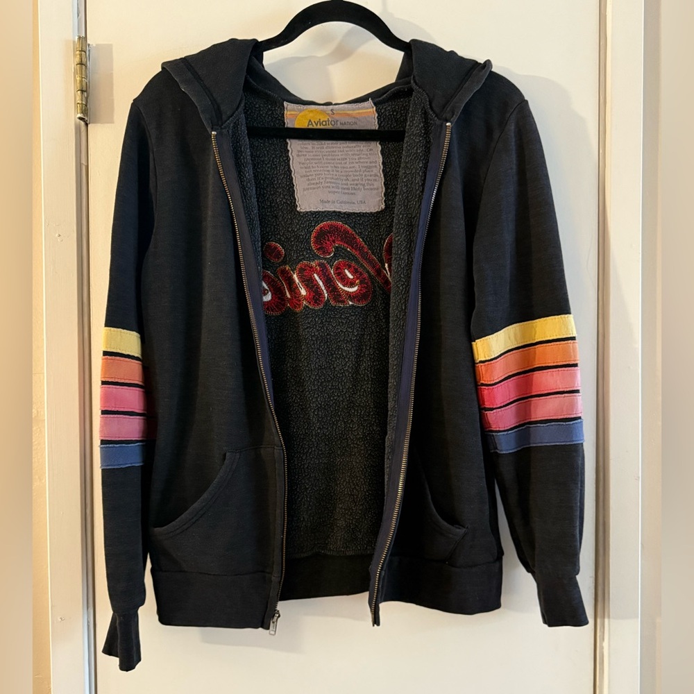 Aviator Nation Venice Zip Up Hoodie - Picture 7 of 7